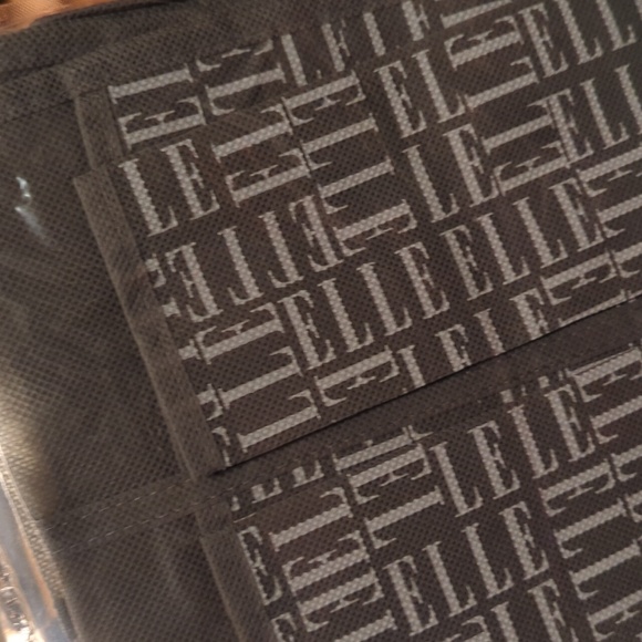 Elle Decor 20 Pocket over the Door Grey Fabric Organizer Shoes NEW NIP NICE - Picture 7 of 8